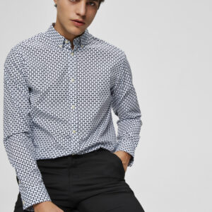 SELECTED BOWTIE PRINT SHIRT