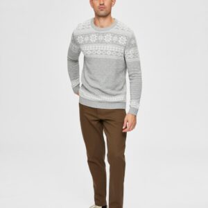 SELECTED SNOW FLAKE SWEATER