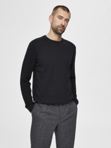 SELECTED FINE CREW NECK SWEATER - Image 4