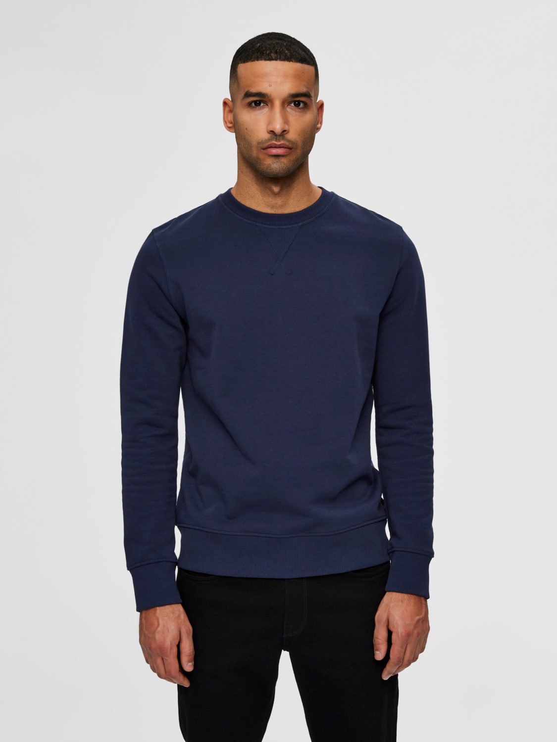 SELECTED COTTON SWEATSHIRT
