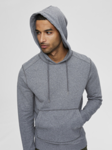 SELECTED HOODED PULLOVER