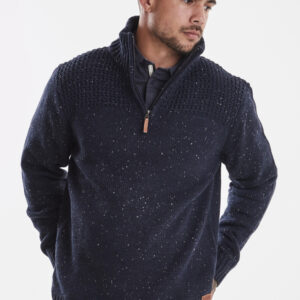 BLEND 1/4 ZIP JUMPER