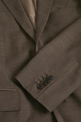 MATINIQUE BROWN LINK TEXTURED SUIT - Image 3