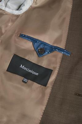 MATINIQUE BROWN LINK TEXTURED SUIT - Image 4