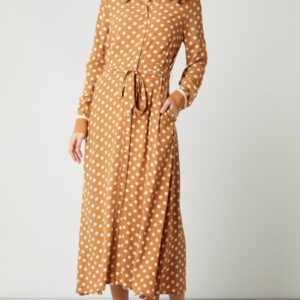 BINA POLKA DOT MAXI DRESS