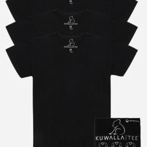 KUWALLA TEE V-NECK 3 PACK BLACK